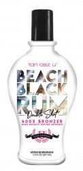 Tan Asz U BEACH BLACK RUM Double Shot 400X Bronzer 7.5 oz