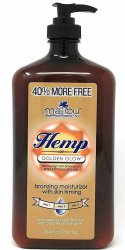 Malibu Tan Hemp Golden Glow Bronzing Moisturizer 25.4 oz