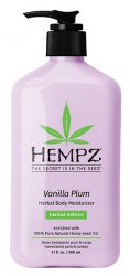 Hempz VANILLA PLUM Herbal Moisturizer 17 oz
